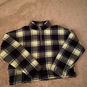 American Eagle Cropped Quarter Zip